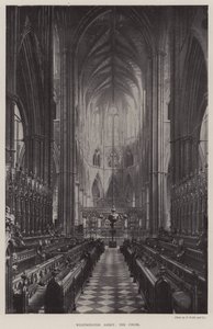 Westminster Abbey, a kórus alkotó: English Photographer