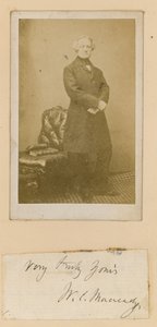 William Macready, színész alkotó: English Photographer