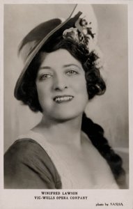 Winifred Lawson, Vic-Wells Opera Company (f/w fotó) alkotó: English Photographer