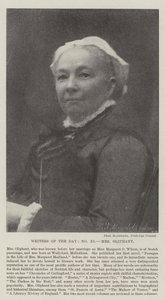 A nap írói, Mrs. Oliphant alkotó: English Photographer