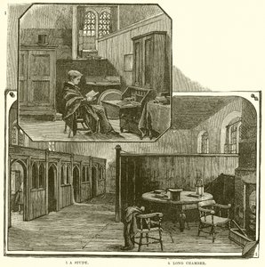 1. Egy tanulmány. 2. Hosszú kamra alkotó: English School