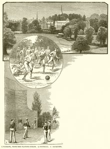 1. Harrow, a játékterekről. 2. Labdarúgás. 3. Ütők alkotó: English School