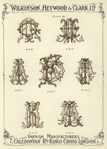 AAG, AAH, AAI, DEF, AAJ, AAK, AAL alkotó: English School