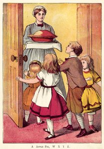 A, Almás pite, W, X, Y, Z alkotó: English School