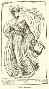 Egy Bacchante alkotó: English School