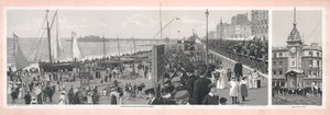 Egy banki ünnepi jelenet a Brighton Beach-en alkotó: English School