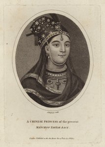 A jelen kínai hercegnője, Manchoo Tatar Race alkotó: English School