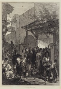Egy kínai kiáltvány (metszet) alkotó: English School
