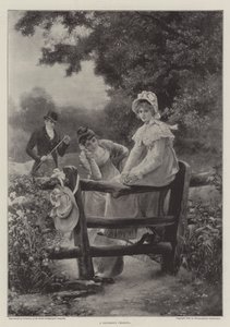 Veszélyes átkelés (metszet) alkotó: English School