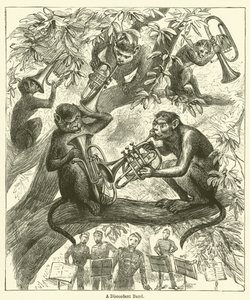 A Discordant Band (metszet) alkotó: English School
