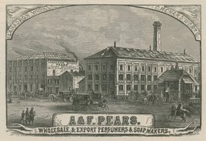 A & F körte, nagy- és exportparfüm- és szappankészítők alkotó: English School