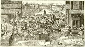 Egy francia játékkártyagyár XIV. Lajos korában alkotó: English School