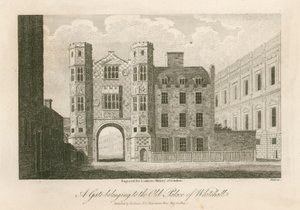 A Whitehall régi palotájához tartozó kapu alkotó: English School