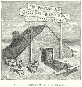 Jó helyszín az üzleti élet számára (gravírozás) alkotó: English School
