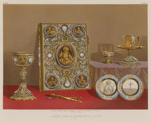 Evangéliumi borító és egyházi tábla alkotó: English School