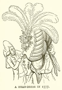 Egy fejfedő 1777-ben alkotó: English School