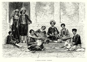 Zsidó koncert: Tlemcen (metszet) alkotó: English School