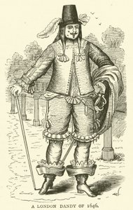 Egy londoni Dandy 1646-ból alkotó: English School