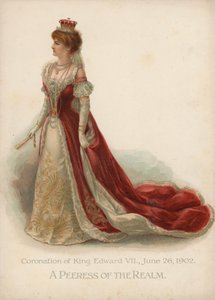 A Peeress of the Realm (chromolitho) alkotó: English School