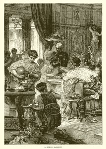 Római bankett alkotó: English School