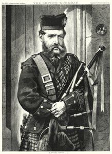 A Royal Piper (metszet) alkotó: English School