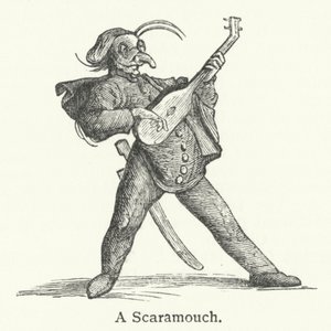 A Scaramouch (metszet) alkotó: English School