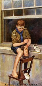 A Scout takarékos, 1929 alkotó: English School