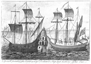 Egy spanyol „Guarda Costa” (parti őrség) felszáll Jenkins kapitány hajójára, és levágja a fülét, 1731