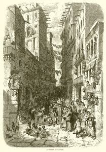 Egy utca Nápolyban alkotó: English School