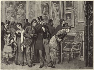 Vasárnap délután egy képgalériában alkotó: English School