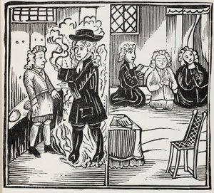 Szörnyű és évszakos figyelmeztetés fiatal férfiaknak, illusztráció a Chap-books of the Eightenth Century-ből, John Ashton, pub. 1882 alkotó: English School