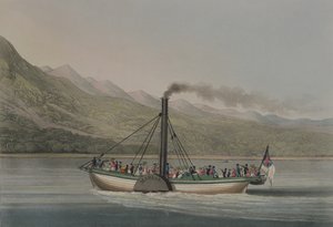 A Trip up Loch Lomondhoz, metszett G. Hunt, 1830-as évek körül (színes metszet) alkotó: English School