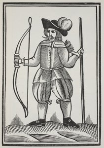 Egy igaz története Robin Hoodról, illusztráció a Chap-books of the Eightenth Century-ből, John Ashton, pub. 1882 alkotó: English School