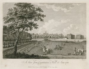 Kilátás az Alkotmányhegyről, 1735 alkotó: English School