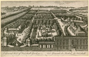 A londoni Vauxhall Gardens általános képe alkotó: English School