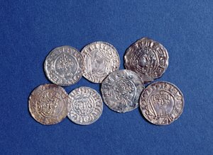 Norman és Angevin érmecsoport I. Vilmos királytól III. Henrik angol királyig, 11-13. század (ezüst) (előlapi kép)