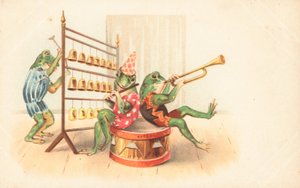 Zenés békák csoportja alkotó: English School