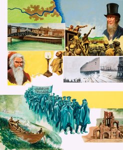 Utazás a Tyne-on alkotó: English School