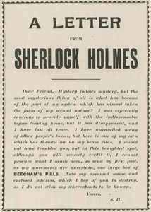 Egy levél Sherlock Holmestól alkotó: English School