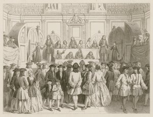 Egy lottó; 1750 körül alkotó: English School