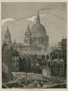 Egy pillantás a londoni St Pauls-ba alkotó: English School