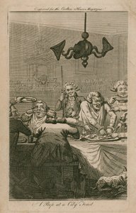 Bepillantás a városi lakomába alkotó: English School