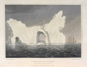 Figyelemre méltó jéghegy. 1818. július. Lat.74 & Long.64.W, az 