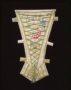 Stomacher, 16. század (gyapjú, len és zsinór) alkotó: English School