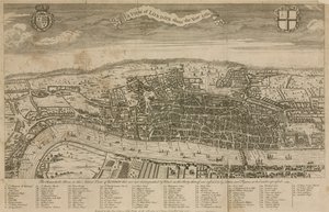 Londoni kilátás az 1560-as évről alkotó: English School