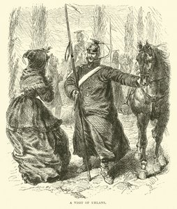 Uhlánok látogatása, 1871. március alkotó: English School
