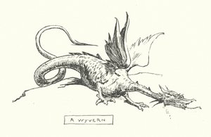 Egy wyvern (metszet) alkotó: English School