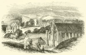 Abbotsbury Abbey (metszet) alkotó: English School