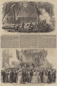 Aboriginal Affray Új-Dél-Walesben (metszet) alkotó: English School