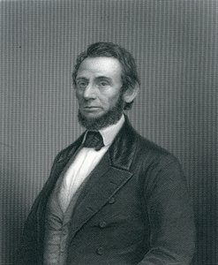Abraham Lincoln, metszett H. C. Balding, 19. század alkotó: English School